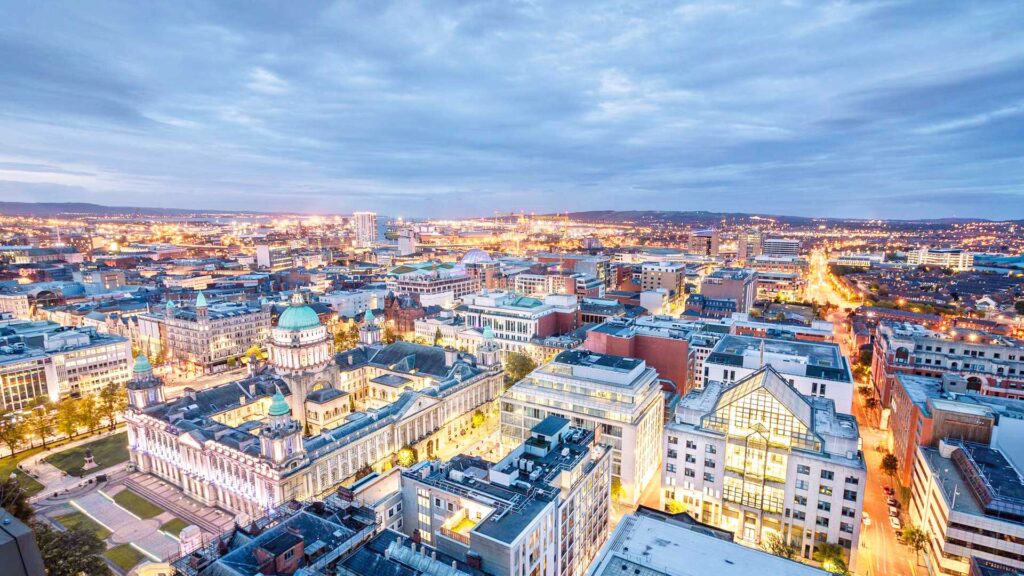 Belfast Abendstimmung